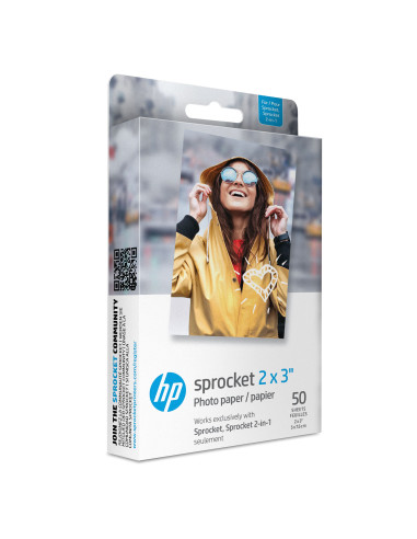 HP Papel Zink 2x3 - Pack de 50