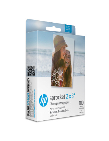 HP Papel Zink 2x3 - Pack de 100