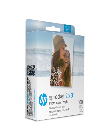 HP Papel Zink 2x3 - Pack de 100