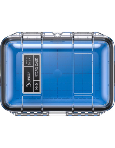 Micro Case M40 - Azul / Transparente