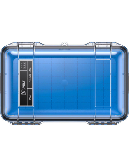 Micro Case M60 - Azul / Transparente