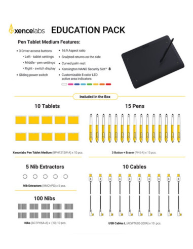 Pen Tablet M Pack Educación