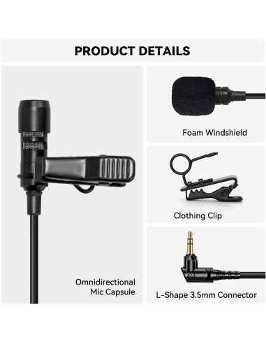 Hollyland Lark MAX DUO con 2 micrófonos lavalier