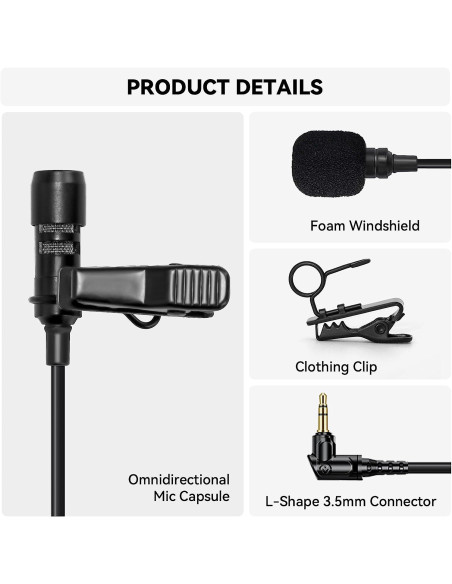 Hollyland Lark MAX DUO con 2 micrófonos lavalier