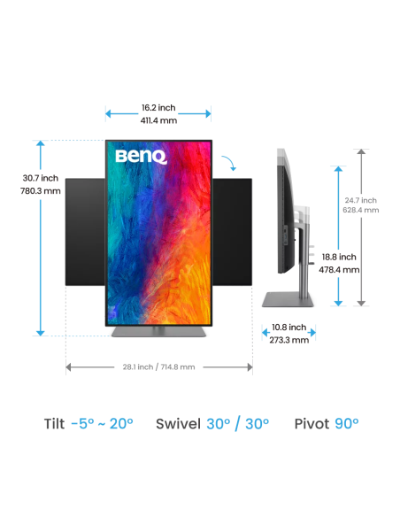 PD3225U｜Monitor para diseñadores BenQ de 32" y 4K.
