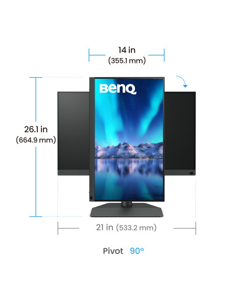 SW242Q | Monitor para fotógrafos BenQ de 24" y 2K