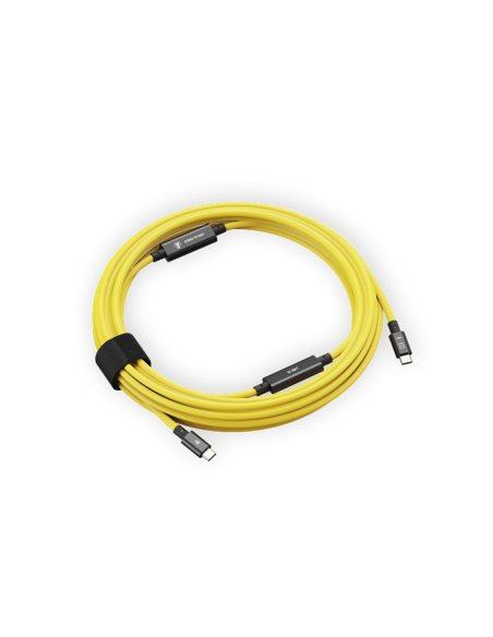 Cobra Union Cable (10Gbit) - 10m - Amarillo USB-C a USB-C (Recto)