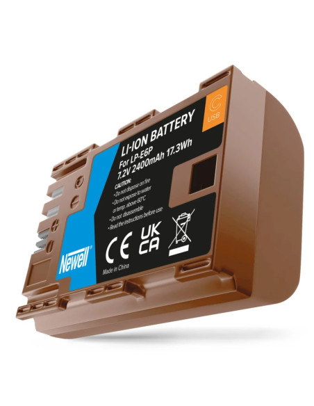 Newell batería con USB-C LP-E6P 2400 mAh