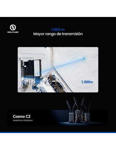 Sistema de transmisión inalámbrico Hollyland COSMO C2  (TX)