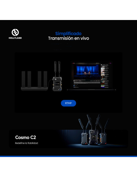 Sistema de transmisión inalámbrico Hollyland COSMO C2  (TX)