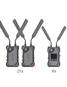 Sistema de transmisión inalámbrico Hollyland COSMO C2 2TX...