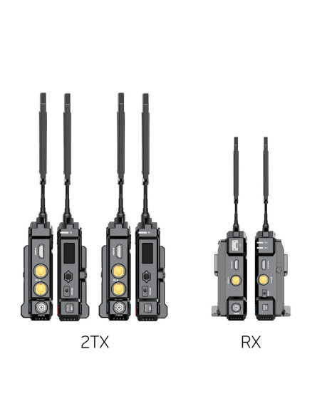 Sistema de transmisión inalámbrico Hollyland COSMO C2 2TX & 1RX