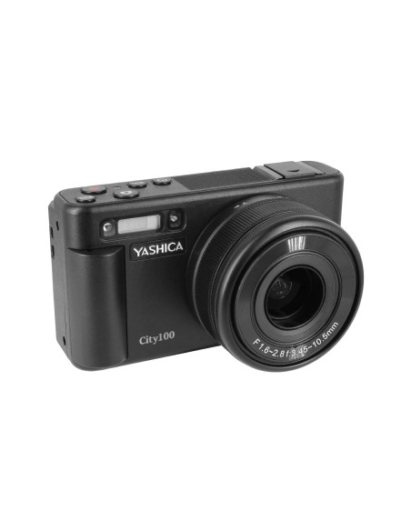 Cámara Digital City 100 Yashica (negra|blanca)