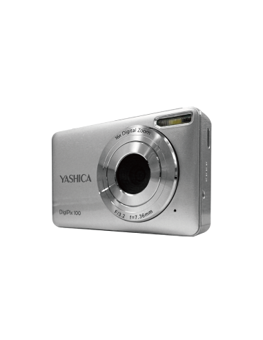 Cámara Digital Digi Pix 100 Yashica (blanca|plata)