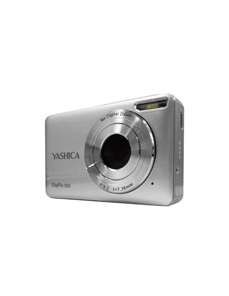 Cámara Digital Digi Pix 100 Yashica (blanca|plata)