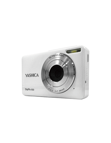 Cámara Digital Digi Pix 100 Yashica (blanca|plata)