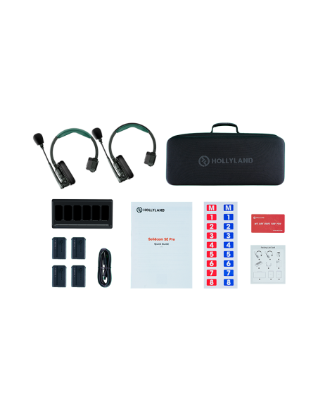 Sistemas de Intercomunicación Hollyland Solidcom SE PRO 2S | 4S | 5S | 6S | 9S