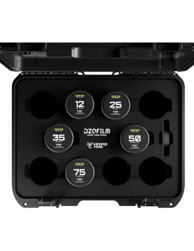 DZOFilm VESPID Maleta 5: 12/25/35/50/75mm (Arri...