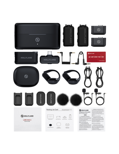 Micrófono Inalámbrico Hollyland LARK MAX 2...