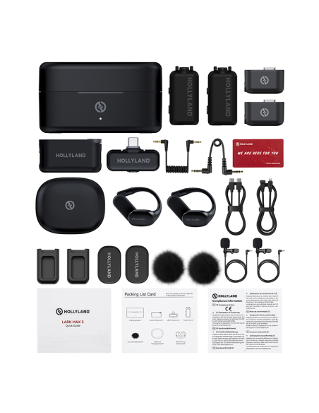 Micrófono Inalámbrico Hollyland LARK MAX 2 Ultimate Combo