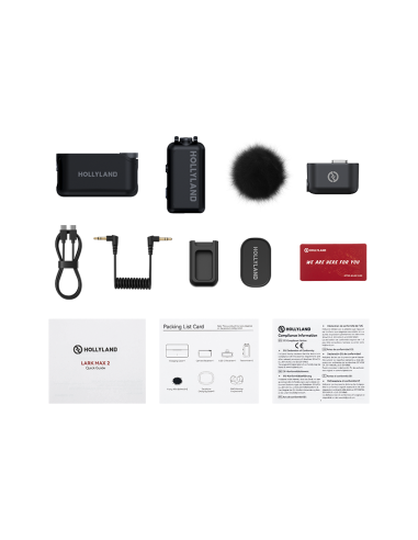 Micrófono Inalámbrico Hollyland LARK MAX 2 Solo