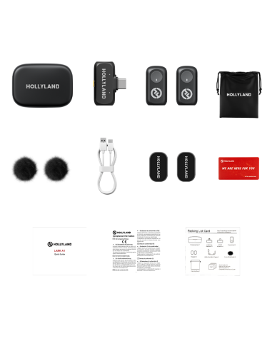 Micrófono Inalámbrico HOLLYLAND LARK A1...