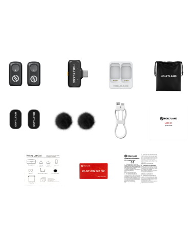Micrófono Inalámbrico HOLLYLAND LARK A1 MINI...