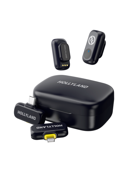 Micrófono Inalámbrico HOLLYLAND LARK A1 COMBO - SPACE GRAY