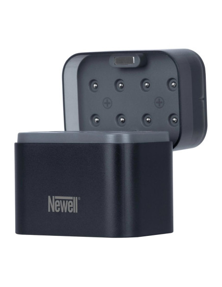 Estuche de carga Newell de 8 canales AA Li-ion/NiMH