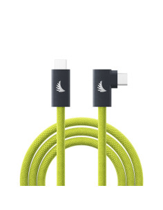 Cable USB-C 3.2 Solid Flex™ Tether Cable Right-Angle Lime...