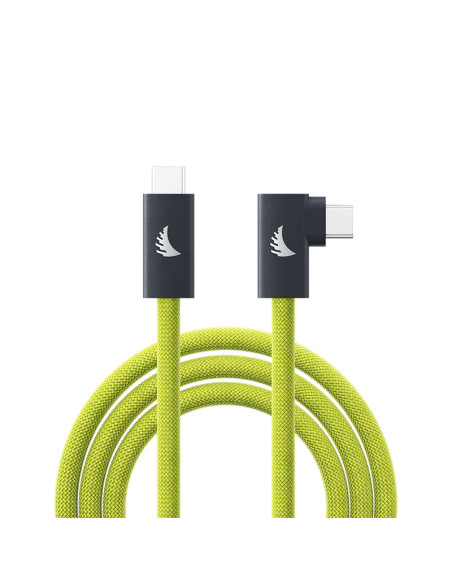 Cable USB-C 3.2 Solid Flex™ Tether Cable Right-Angle Lime 4,5 m