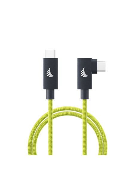 Cable USB-C 4.0 Solid Flex™ Right-Angle Lime 1 m