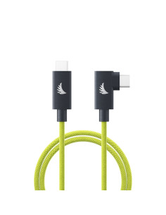 Cable USB-C 4.0 Solid Flex™ Right-Angle Lime 32 cm