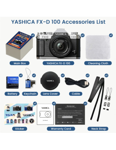 Cámara Yashica FX-D 100