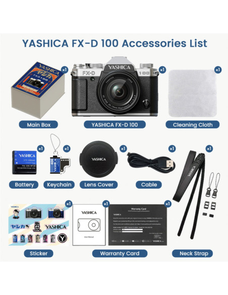 Cámara Yashica FX-D 100
