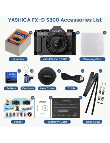 Cámara Yashica FX-D S300