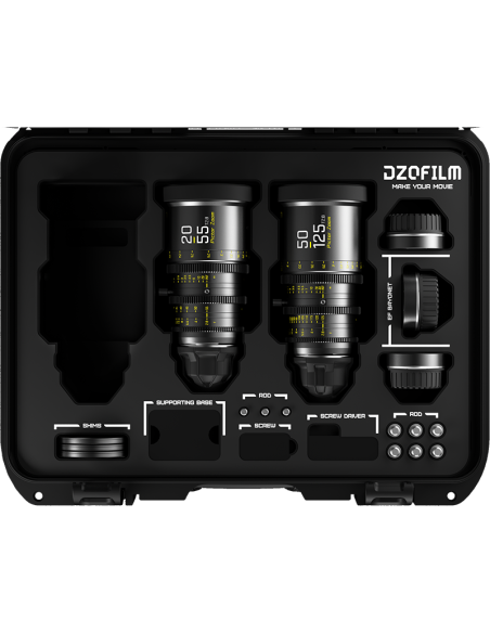 Kit de 2 objetivos DZOFILM PICTOR ZOOM | 50-125/20-55 T2.8