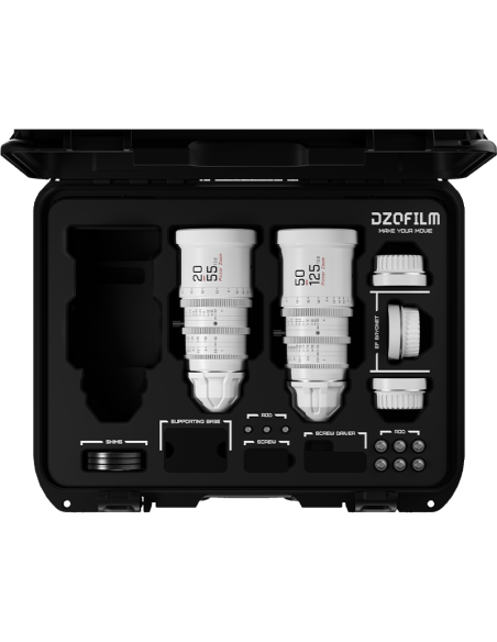 Kit de 2 objetivos DZOFILM PICTOR ZOOM | 50-125/20-55 T2.8
