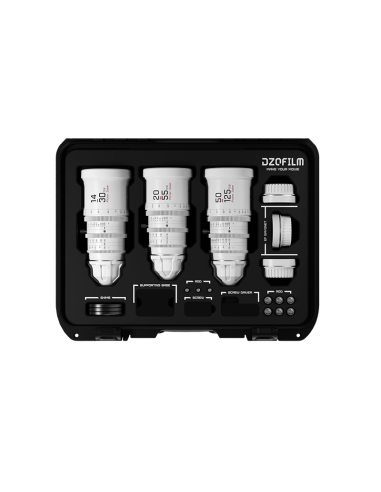 Kit de 3 objetivos DZOFILM PICTOR ZOOM | 14-30/50-125/20-55 T2.8