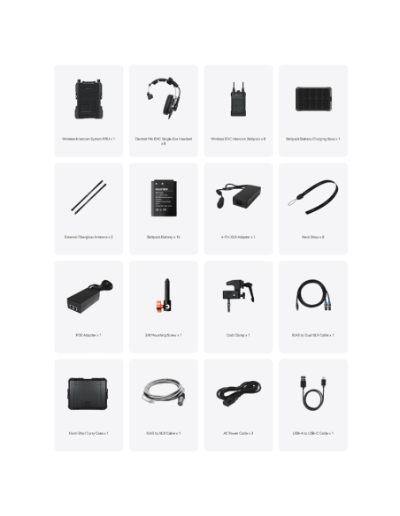 Solidcom M1 PRO 8B - SE | Sistemas de intercomunicación inalámbrica