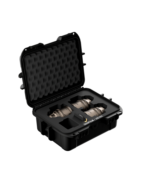 Kit de objetivos DZOFILM Arcana |  32/45/75mm T2.1 | Full frame 1.5X Hybrid Anamorphic Prime Lens | Montura PL