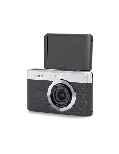 Bundle Kodak Pixpro C1 Black + Binocular Kodak BCS200 – Cámara Compacta + Prismáticos de Alta Precisión