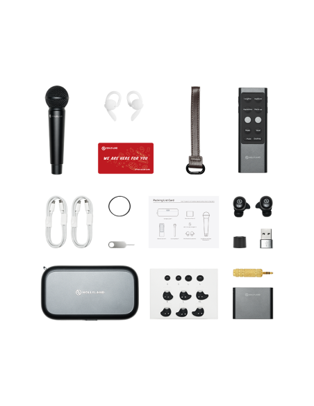 Hollyland MELO P1 COMBO | Estudio de audio inalámbrico con monitorización profesional