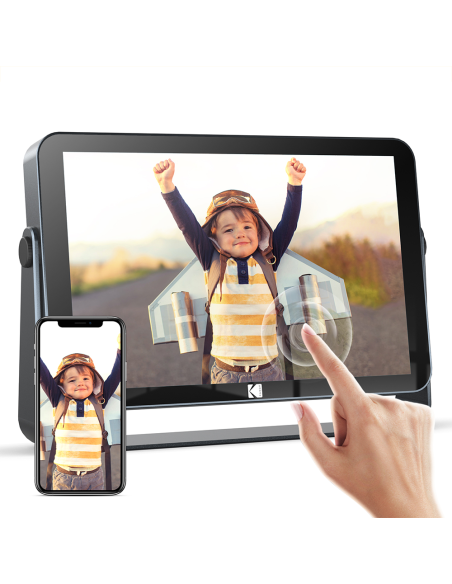 Marco Digital WiFi Kodak RWF-109V de 10" Full HD Táctil | 32GB, App, Fotos y Vídeos