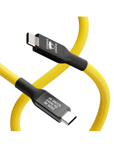 Cable USB4 USB-C a USB-C Cobraunion 40 Gbps...