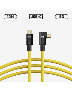 CobraUnion USB-C Tether Cable - 10M 5G 90º angled 2