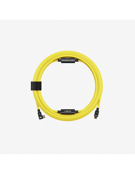CobraUnion USB-C Tether Cable - 10M 5G 90º angled