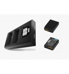 Newell cargador doble +  2 baterías LPE10