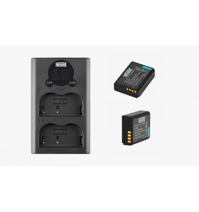 Newell cargador doble +  2 baterías LPE10