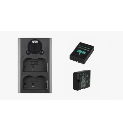 Newell cargador doble +  2 baterías EL15B